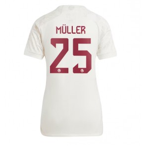 Bayern Munich Thomas Muller #25 Koszulka Trzecich Kobiety 2023-24 Krótki Rękaw